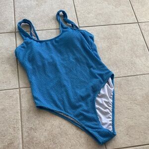 Kids Blue One Piece Swimsuit